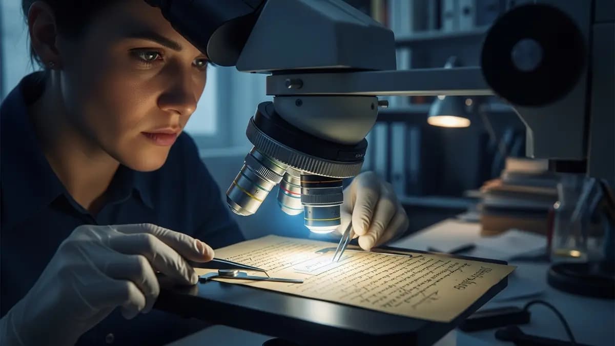 Microscópio para Perícia Grafotécnica