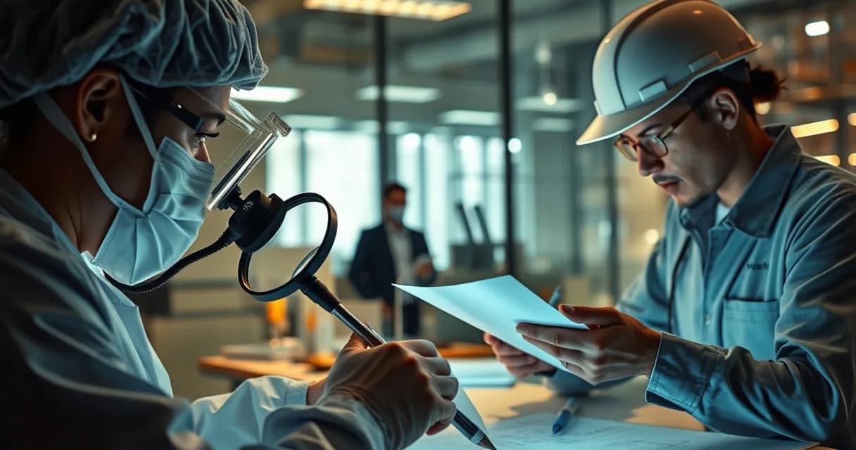 Tipos de perícia e tipos de perito — composição com peritos forenses, contábil e engenharia trabalhando — guia completo 2026