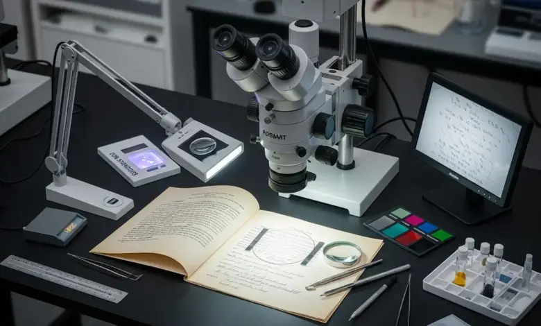 Equipamentos para Documentoscopia