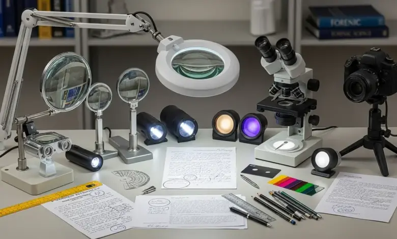 Equipamentos para Perícia Grafotécnica