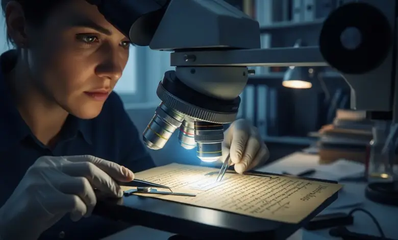 Microscópio para Perícia Grafotécnica